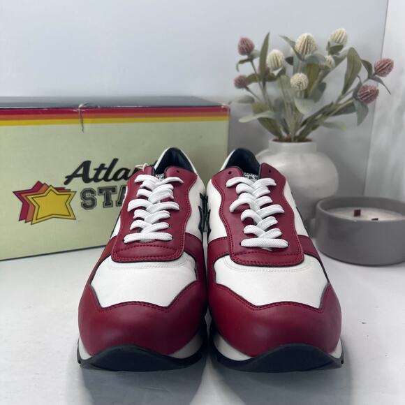 Atlantic Star Lace Up Sneaker Leather Shoes Bolla 090325 Men's 13/EU 46 NWB - Picture 2 of 10